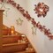 2 Pcs 5.7 Ft Artificial Willow Vine Garland with Twigs & White Lights